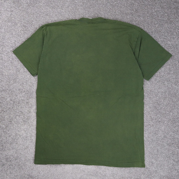 Vintage Looney Tunes Taz Embossed XL Green Short Sleeve T-Shirt - Picture 2 of 10